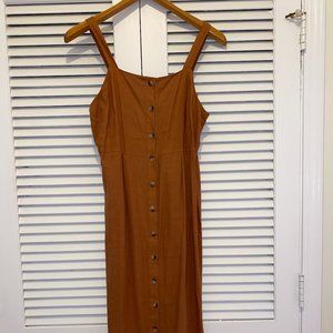 Top Shop Linen Button-Down Dress